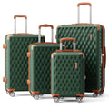 Melalenia Luggage Sets 7 Piece Hard Shell Carry on Suitcase with Spinner Wheels and TSA Lock, Lightweight Travel Duffel Bag