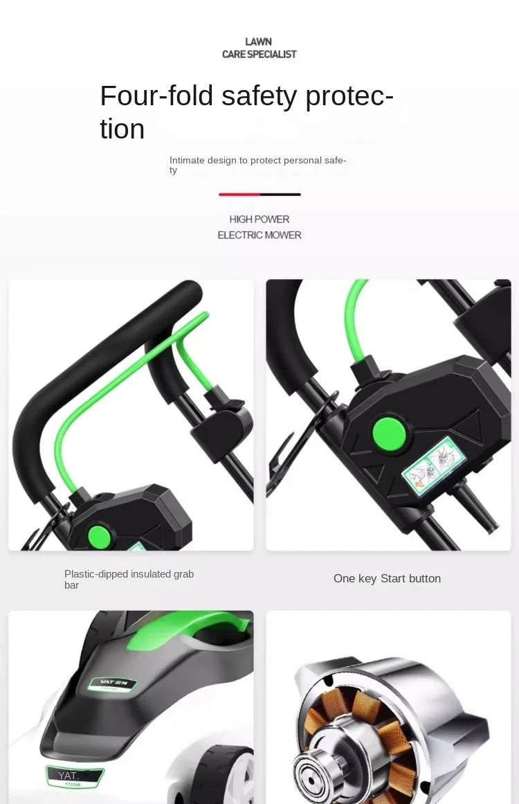Powerful Electric Lawn Mower for Effortless Yard Maintenance