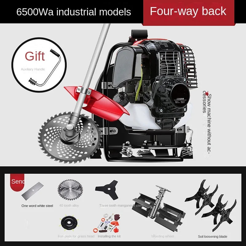 High-Power Lawn Mower Backpack Four-Stroke Brush Cutter Lawnmower예초기 예초기 혼다엔진 예초기 혼다gx35 예초기 혼다 Gx35 혼다gx3