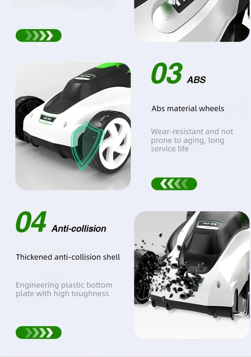New Type Electric Walk Behind Push Lawn Mower Small Household High Power Grass Trimmer Weed Cutting Lawn Mower for Garden