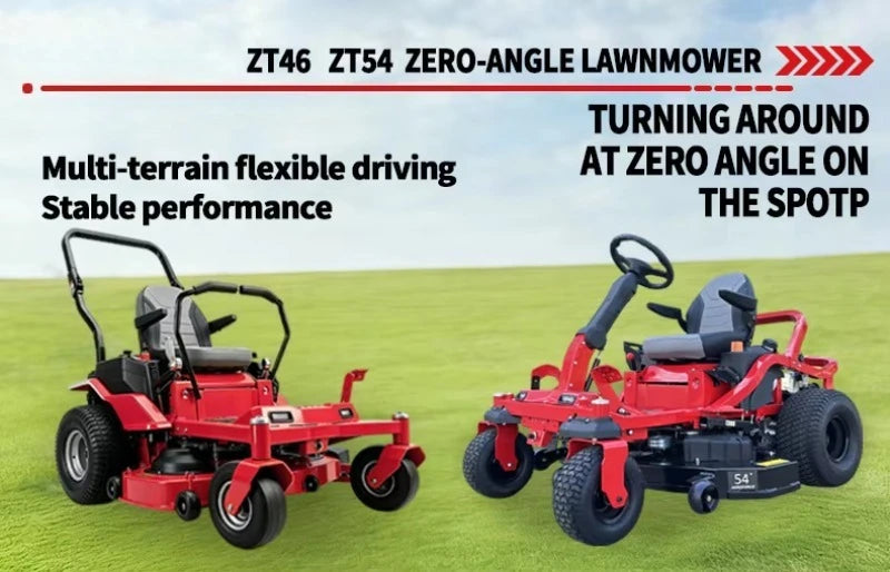 Zero Turn Ride‑On Lawn Mower Strong Power Easy Control Garden Grass Cutting Machine Commercial Outdoor Maintenance