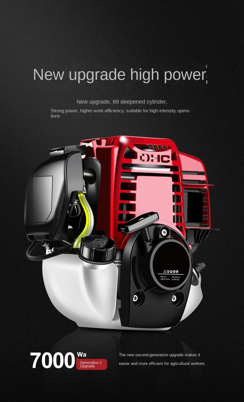 High-Power Lawn Mower Backpack Four-Stroke Brush Cutter Lawnmower예초기 예초기 혼다엔진 예초기 혼다gx35 예초기 혼다 Gx35 혼다gx3