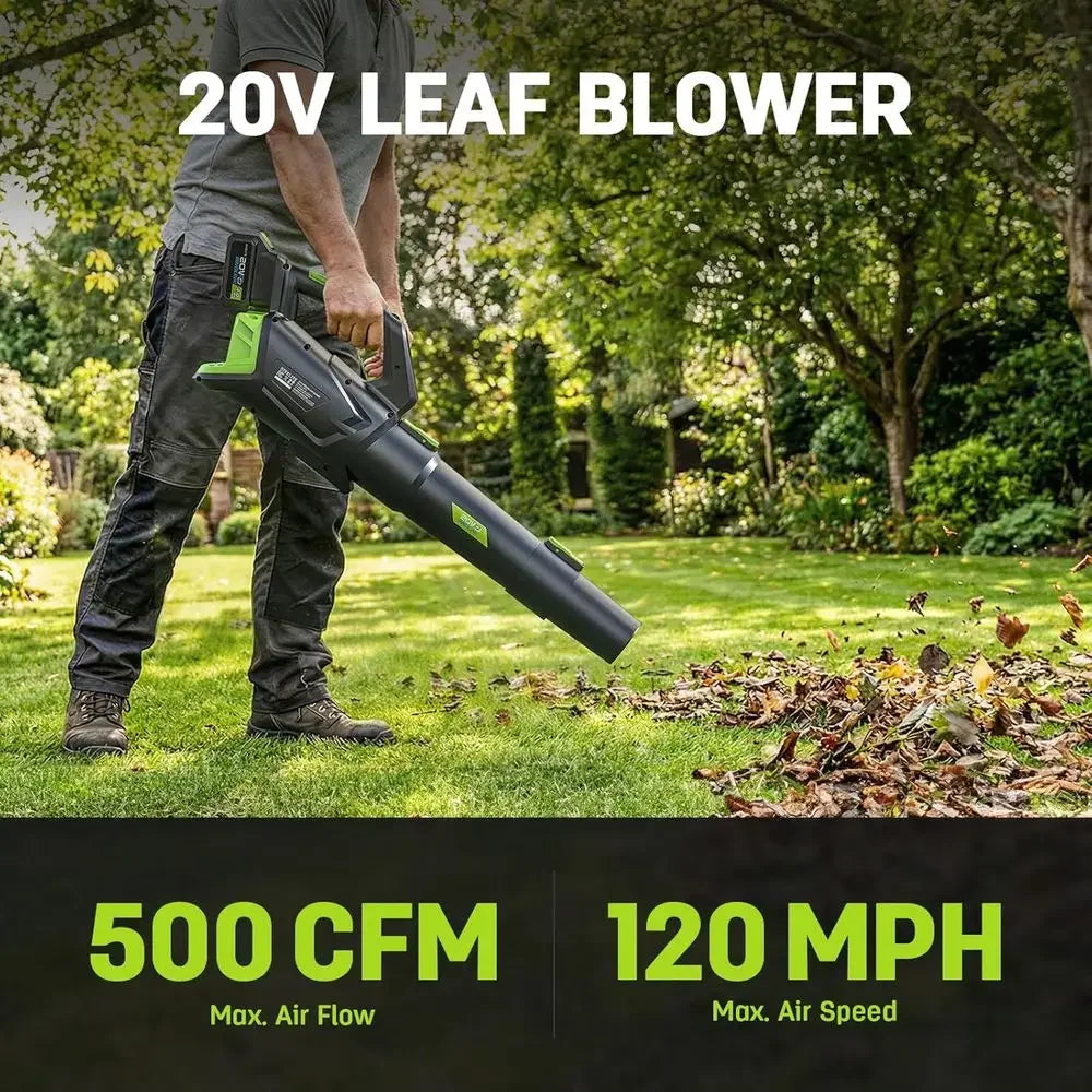 40V 17" Electric Lawn Mower & 12" String Trimmer & 500CFM Leaf Blower Combo Set, 3-in-1 Yard Care Kit with 3x4.0Ah Batteries & D