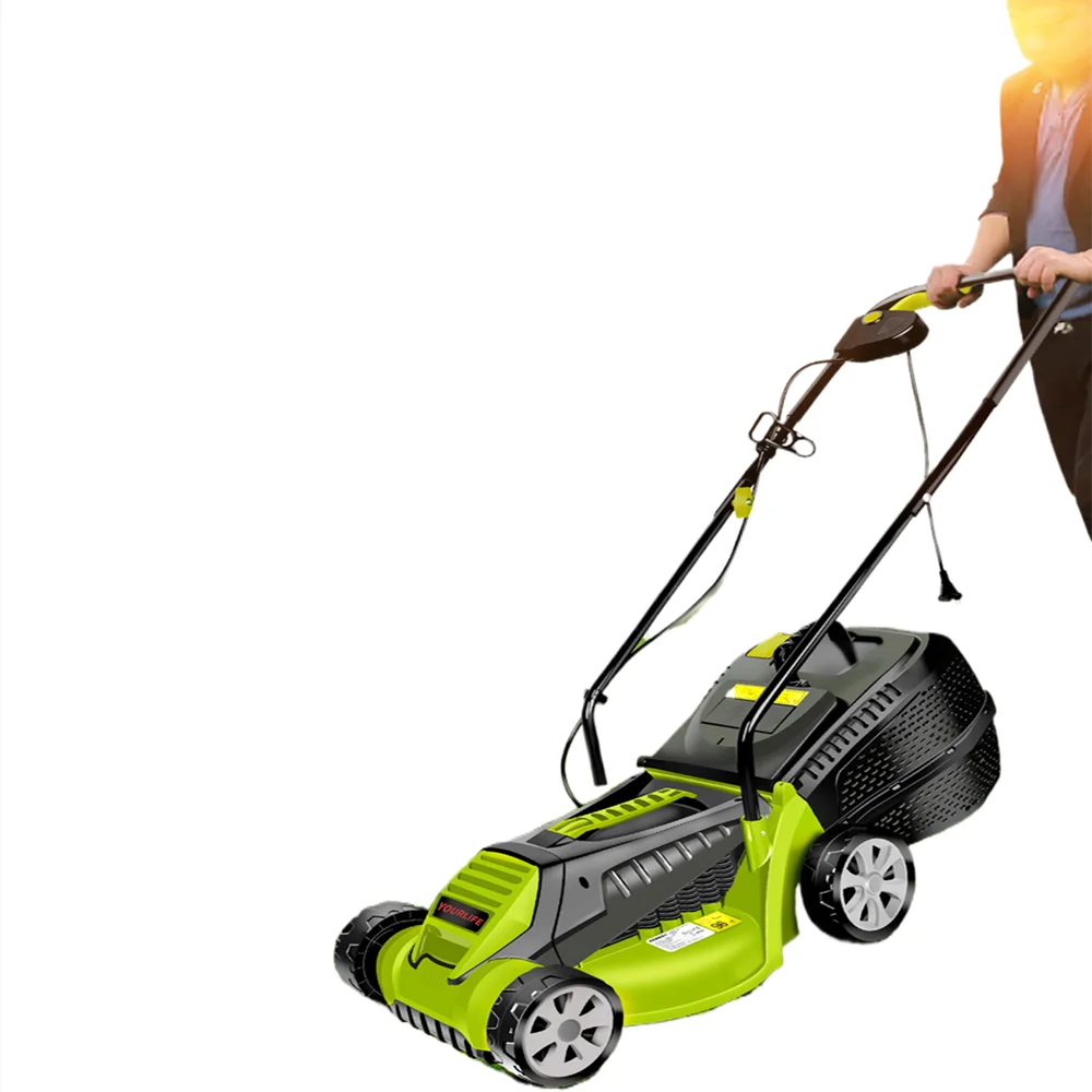1600w Powerful Hand-Pushed Electric Lawn Mower Desbrozadora Batería충전식 예초기 전기예초기 충전식예초기 충전 예초기 Триммер Для Травы 잔디깍는기계 잔디깍기 제초기