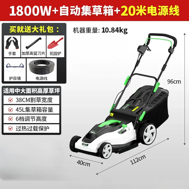 Powerful Electric Lawn Mower for Effortless Yard Maintenance