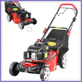 Self-Propelled Gas Lawn Mower 20 Inch, 140CC 4-Stroke Walk Behind with Mulching, 15.85 Gallon Bag & 8 Height Adjustments
