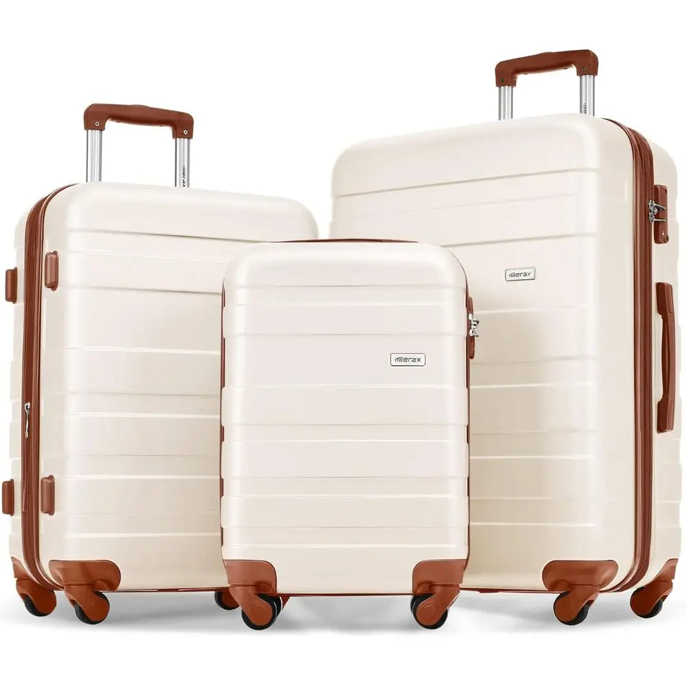 Lage 3 Pcs Abs Hard Lage Sets Spinner Wheels Suitcases