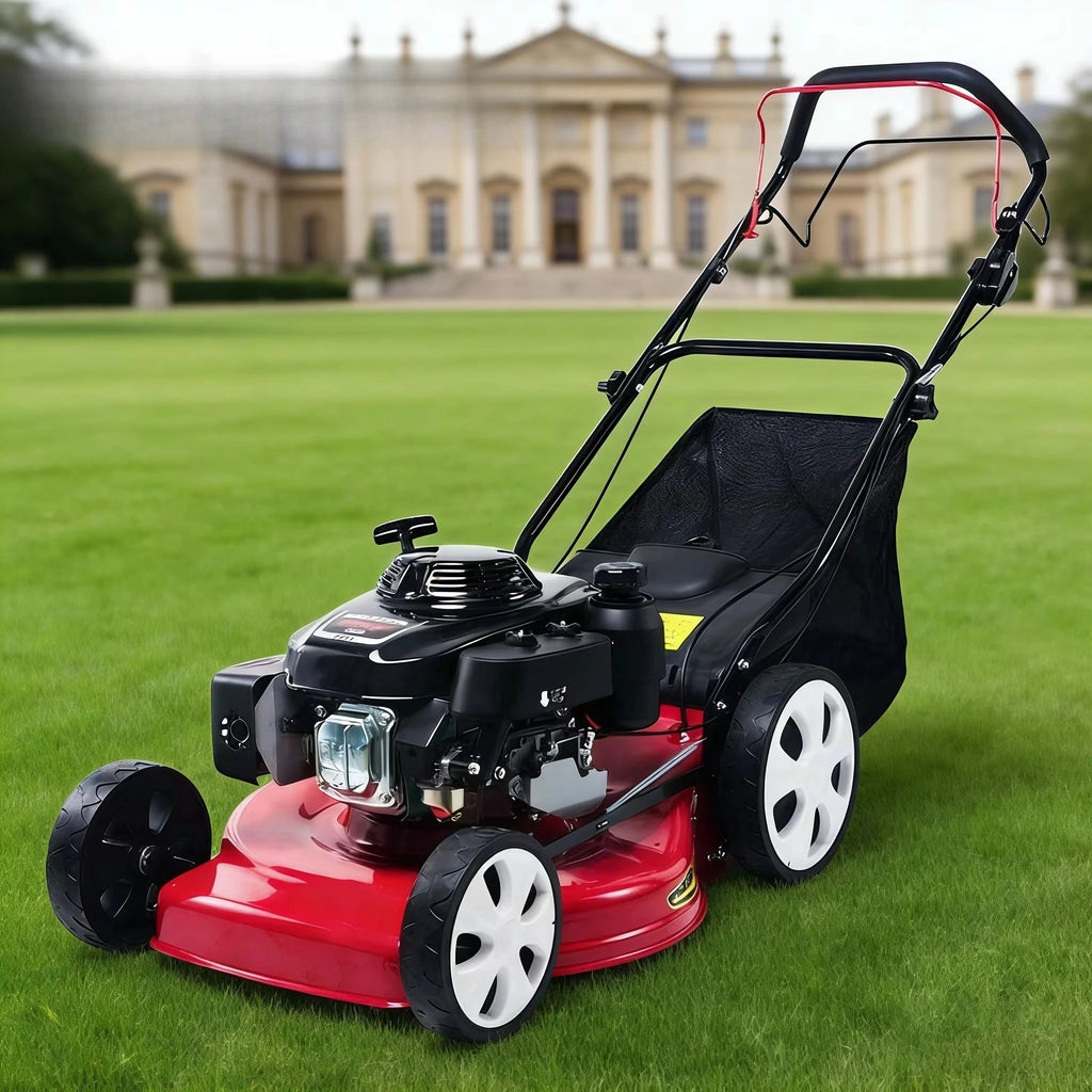 Agricultural Petrol Roller Lawn Mower Automatic Self Moving Grass Cutter 4 Stroke Hand Push Cutting Machine for Grass Customized