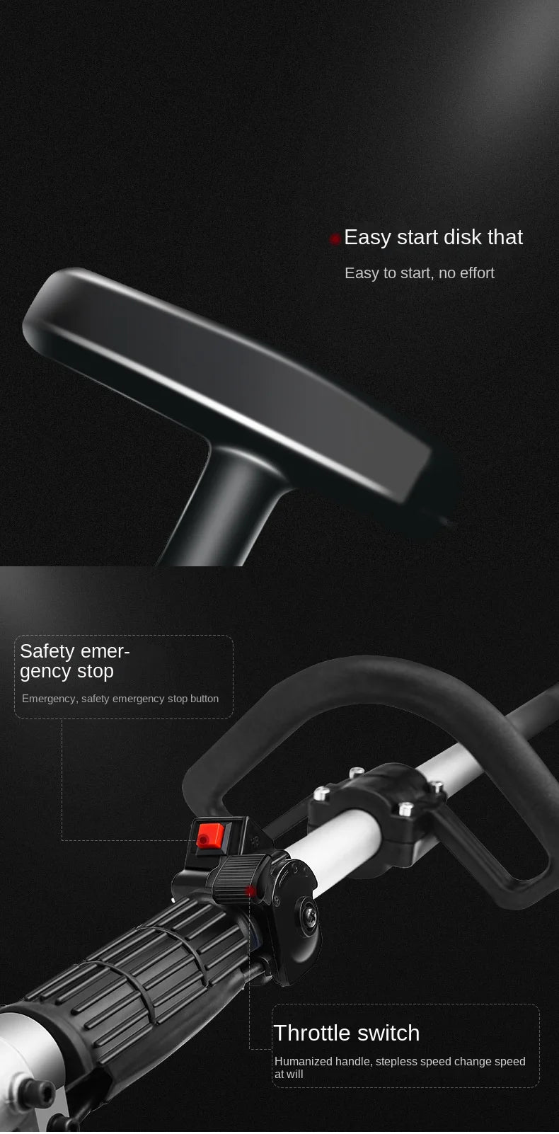 High-Power Lawn Mower Backpack Four-Stroke Brush Cutter Lawnmower예초기 예초기 혼다엔진 예초기 혼다gx35 예초기 혼다 Gx35 혼다gx3