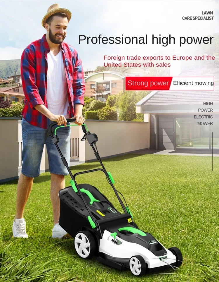 Powerful Electric Lawn Mower for Effortless Yard Maintenance