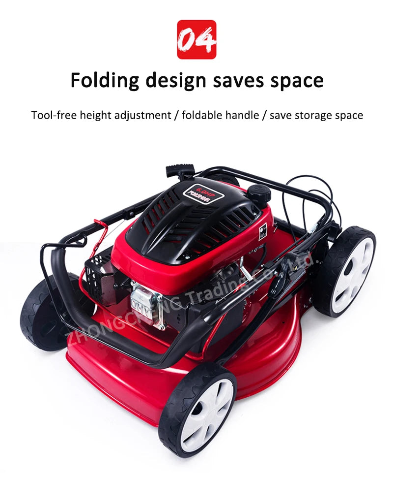 Power Tools Lawn Mower Gasoline Weed Eater Power Lawn Push Mower Self-propelled Orchard Mower