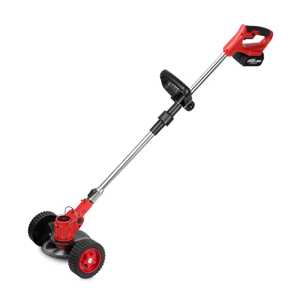 ONEVAN 7 Inch Electric Foldable Lawn Mower Cordless Grass Trimmer Adjustable Telescopic Garden Cutter For Makita Battery Pin