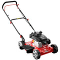 Gas Powered Push Lawnmower, 20-Inch Cutting Deck, 144cc 4-Stroke Engine, 2-in-1 Function (Side Discharge/Mulching), Lightweight
