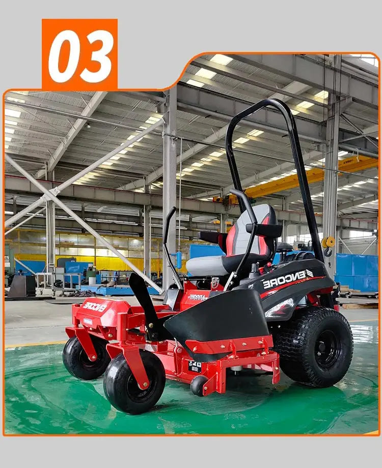 Hot Selling Riding Lawn Mower Tractor With For Grass Cutting 25HP 48 50 62 Inch Ride On Turn Lawn Mower