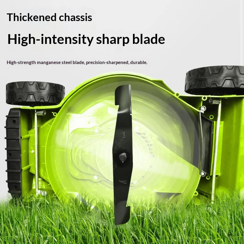 Cordless Battery Lawn Mower Self Propelled Brushless Motor 20 Inch Adjustable Cutting Height Foldable Handle Mulch Mower Garden
