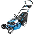 Gas Powered Push Lawnmower, Self-Propelled Gas Lawnmower, 21-Inch Cutting Deck, 201cc 4-Cycle Engine, 7 Levels Adjustable Cutting Height, 3-in-1 Functions (Bagging, Mulching and Side Discharge)