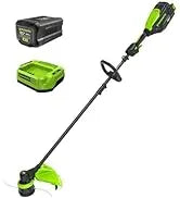 Greenworks 24V 13\" Brushless Cordless Push Lawn Mower DIY Grade 4.0Ah Battery & Charger Included For Cutting Grass
