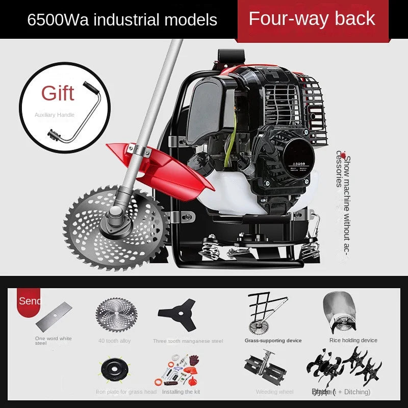 High-Power Lawn Mower Backpack Four-Stroke Brush Cutter Lawnmower예초기 예초기 혼다엔진 예초기 혼다gx35 예초기 혼다 Gx35 혼다gx3