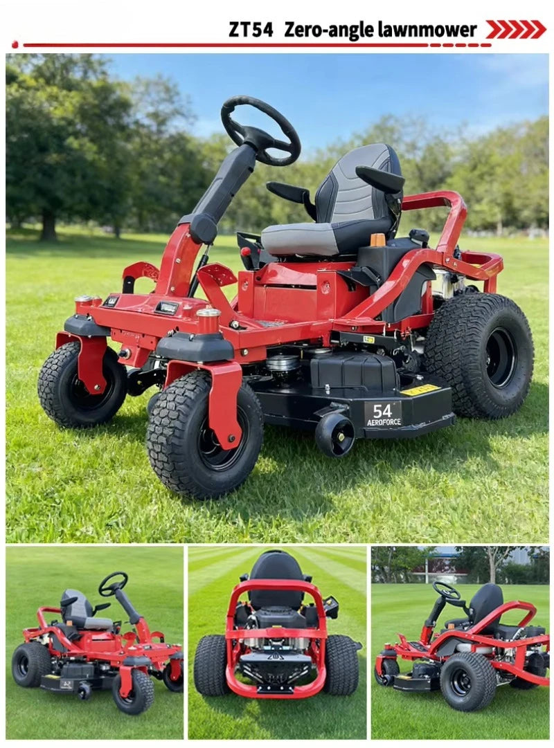 Zero Turn Ride‑On Lawn Mower Strong Power Easy Control Garden Grass Cutting Machine Commercial Outdoor Maintenance