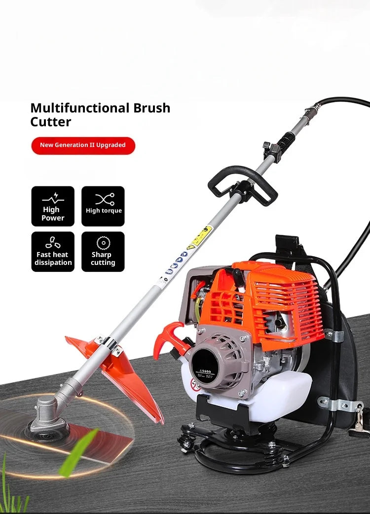 Backpack Two-Stroke Four-Stroke Lawn Mower Garden Outdoor Gardening Tools Household Multi-Functional Lawn Weeding Brush Cutter