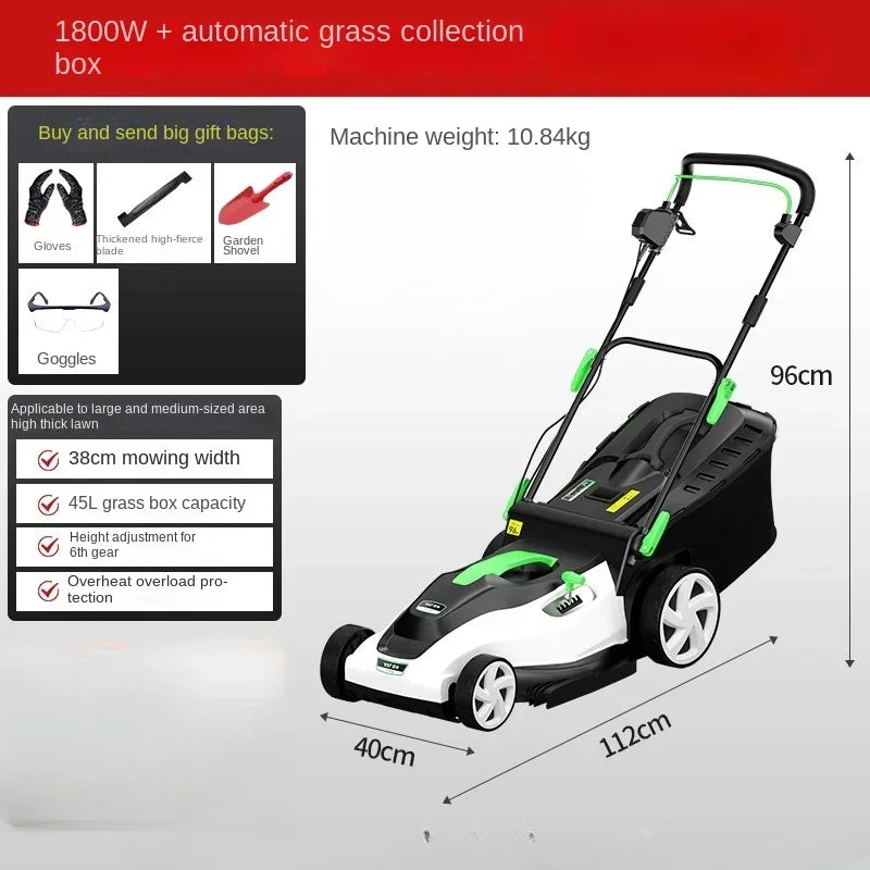 Powerful Electric Lawn Mower for Effortless Yard Maintenance