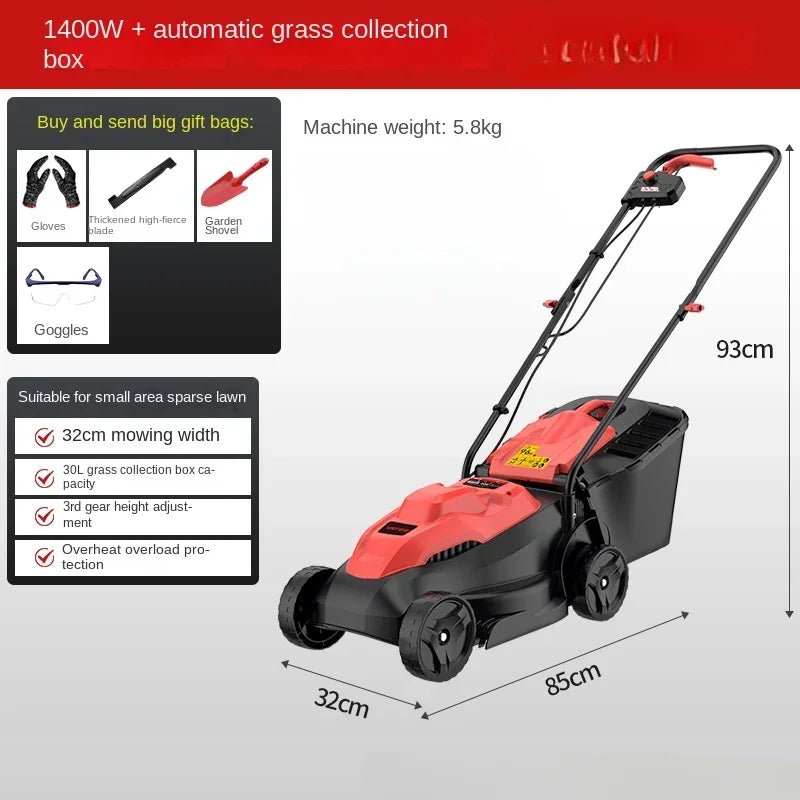 Powerful Electric Lawn Mower for Effortless Yard Maintenance