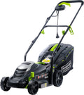 14" 11-Amp Corded Electric Lawn Mower, Black - Powerful Gas-Like Cutting