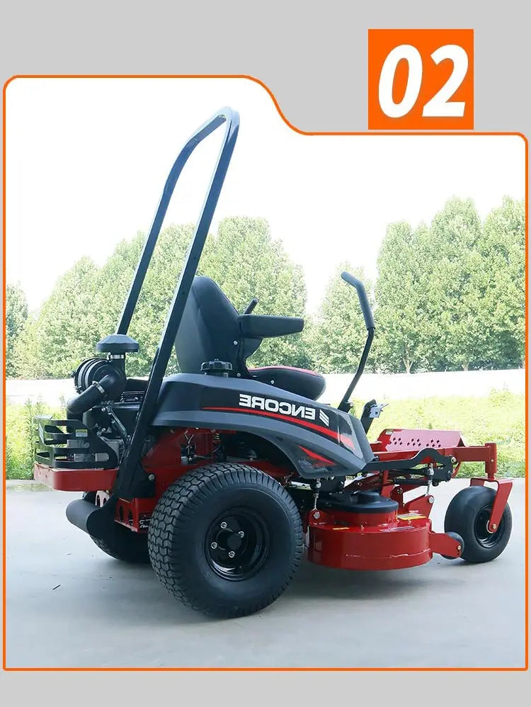 Hot Selling Riding Lawn Mower Tractor With For Grass Cutting 25HP 48 50 62 Inch Ride On Turn Lawn Mower