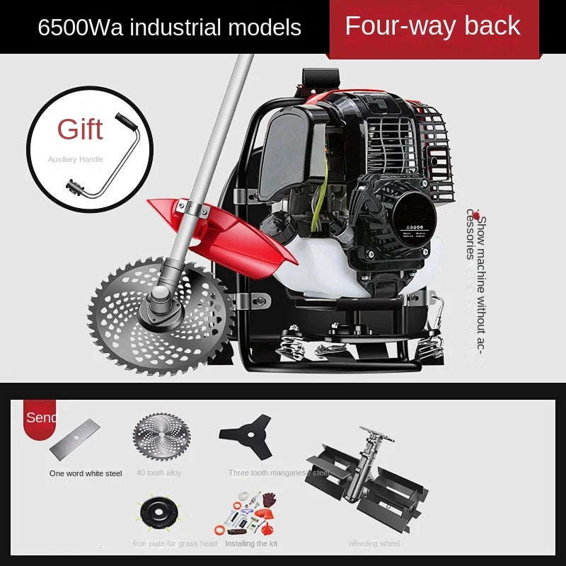 High-Power Lawn Mower Backpack Four-Stroke Brush Cutter Lawnmower예초기 예초기 혼다엔진 예초기 혼다gx35 예초기 혼다 Gx35 혼다gx3