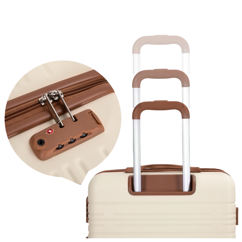 Luggage Sets 4 Piece,Suitcases with Double Spinner Wheels and TSA Lock,Hardcase 4 set 16/20/24/ Luggage  with Travel Duffle Bag