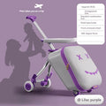A Children's Suitcase with a Handle, a Travel Case, a Stroller for Taking Kids Out, a Travel Wonder, and Can Be Ridden on Board.