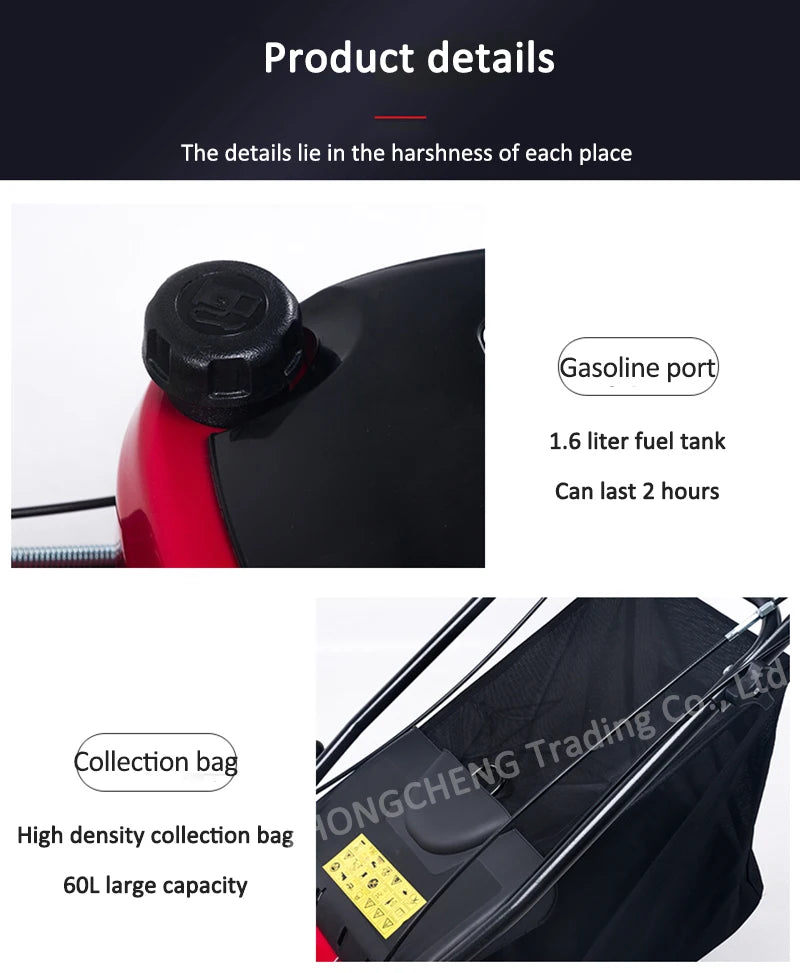 Power Tools Lawn Mower Gasoline Weed Eater Power Lawn Push Mower Self-propelled Orchard Mower