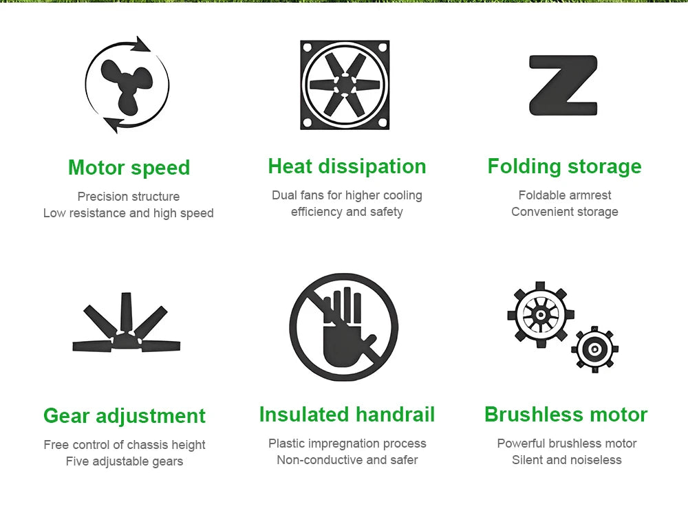 1200W/1600W Hand Push Weeder High Power Electric Lawn Mower Lithium Trimming and Grass Beaters Garden Yard Lawn Mower