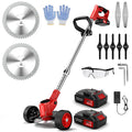 Adjustable Electric Lawn Mower Cordless High Power Wireless Outdoor Home Brush Cutter Brushed Not Included Portable Weeding Tool
