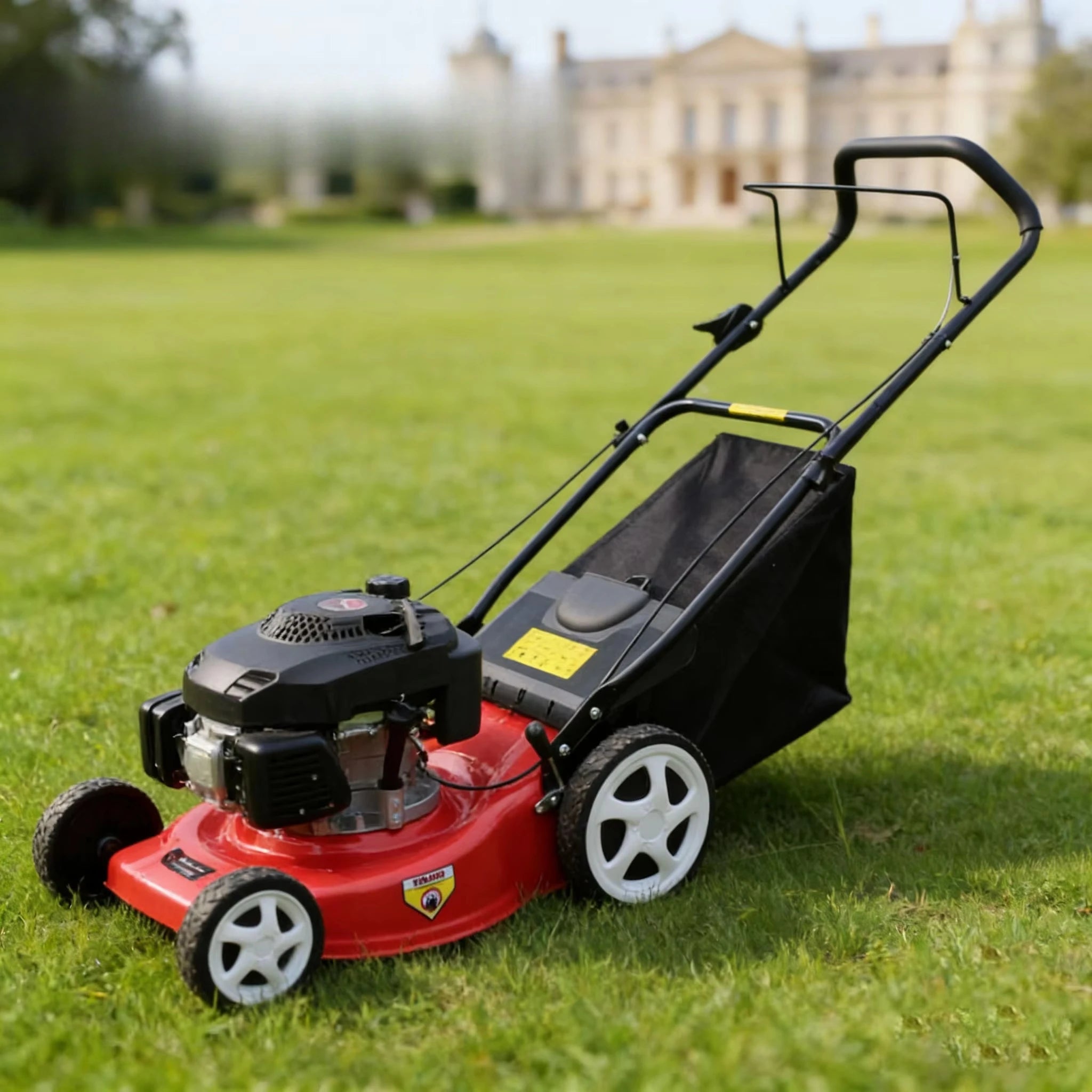 Agricultural Petrol Roller Lawn Mower Automatic Self Moving Grass Cutter 4 Stroke Hand Push Cutting Machine for Grass Customized