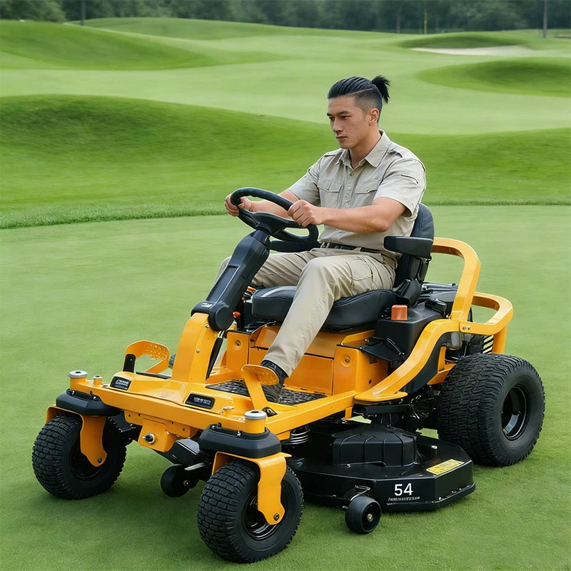 Easy operate 60 inch zero turn riding lawn mower battery riding lawn mower riding lawn mower sale