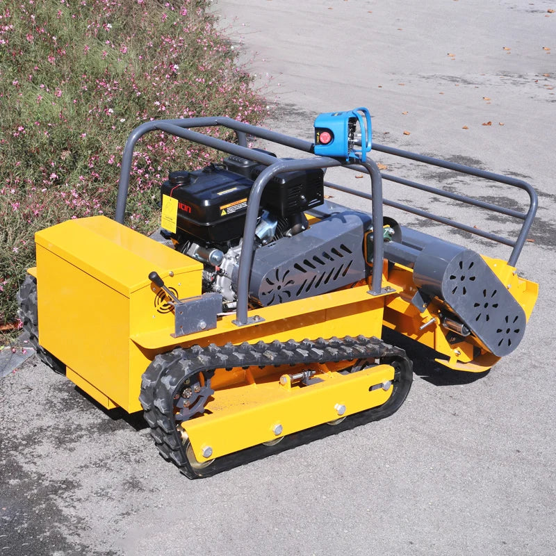 Customized industrial automatic crawling four stroke engine lawn mowing robot, high-power fruit farm household lawn mower