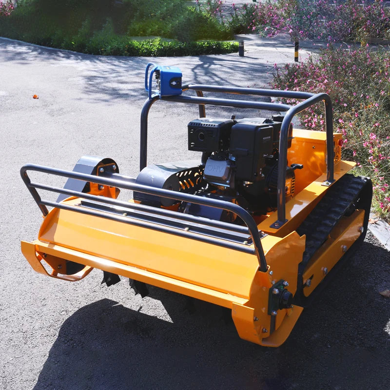 Customized industrial automatic crawling four stroke engine lawn mowing robot, high-power fruit farm household lawn mower
