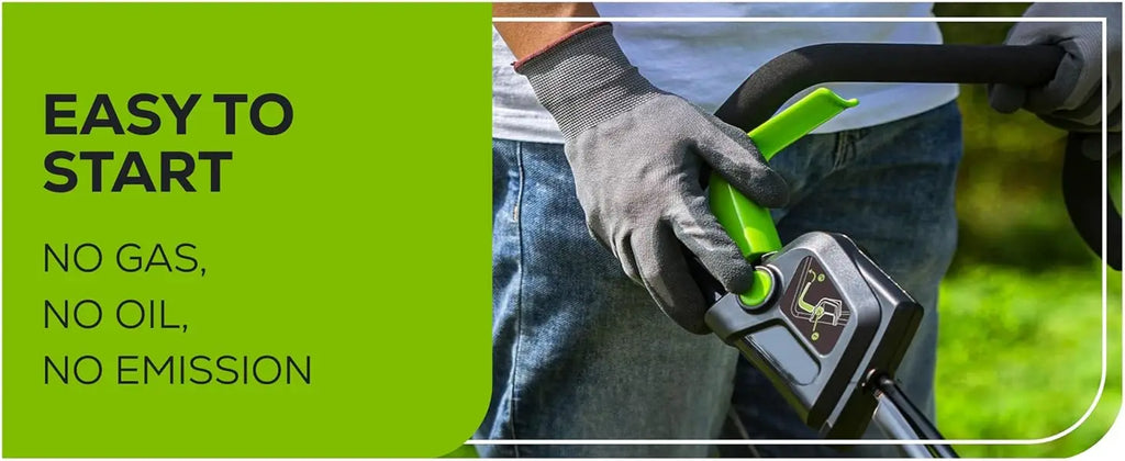 Greenworks 24V 13\" Brushless Cordless Push Lawn Mower DIY Grade 4.0Ah Battery & Charger Included For Cutting Grass