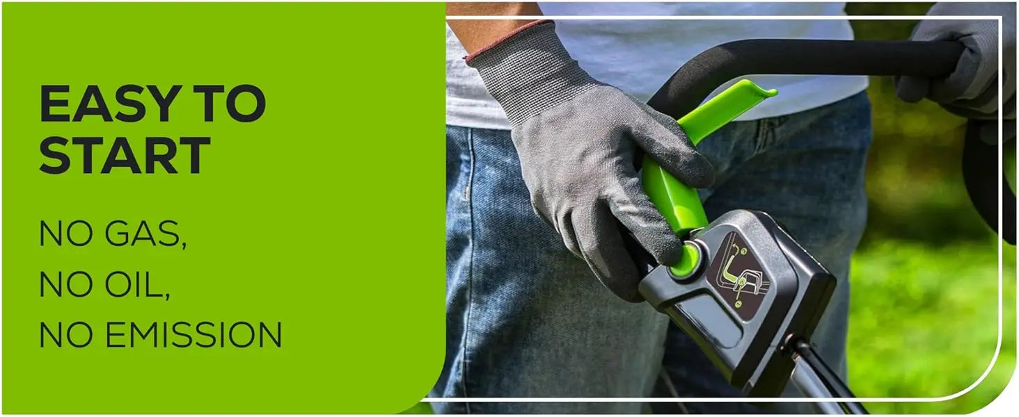 Greenworks 24V 13\" Brushless Cordless Push Lawn Mower DIY Grade 4.0Ah Battery & Charger Included For Cutting Grass
