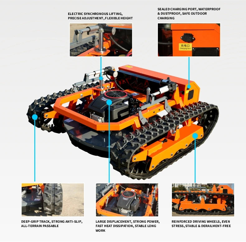 Electric Lawn Mower and Tree Cutter with Battery Powered Pole Saw Attachment Electric Lawn Mower and Tree Cutter with Battery