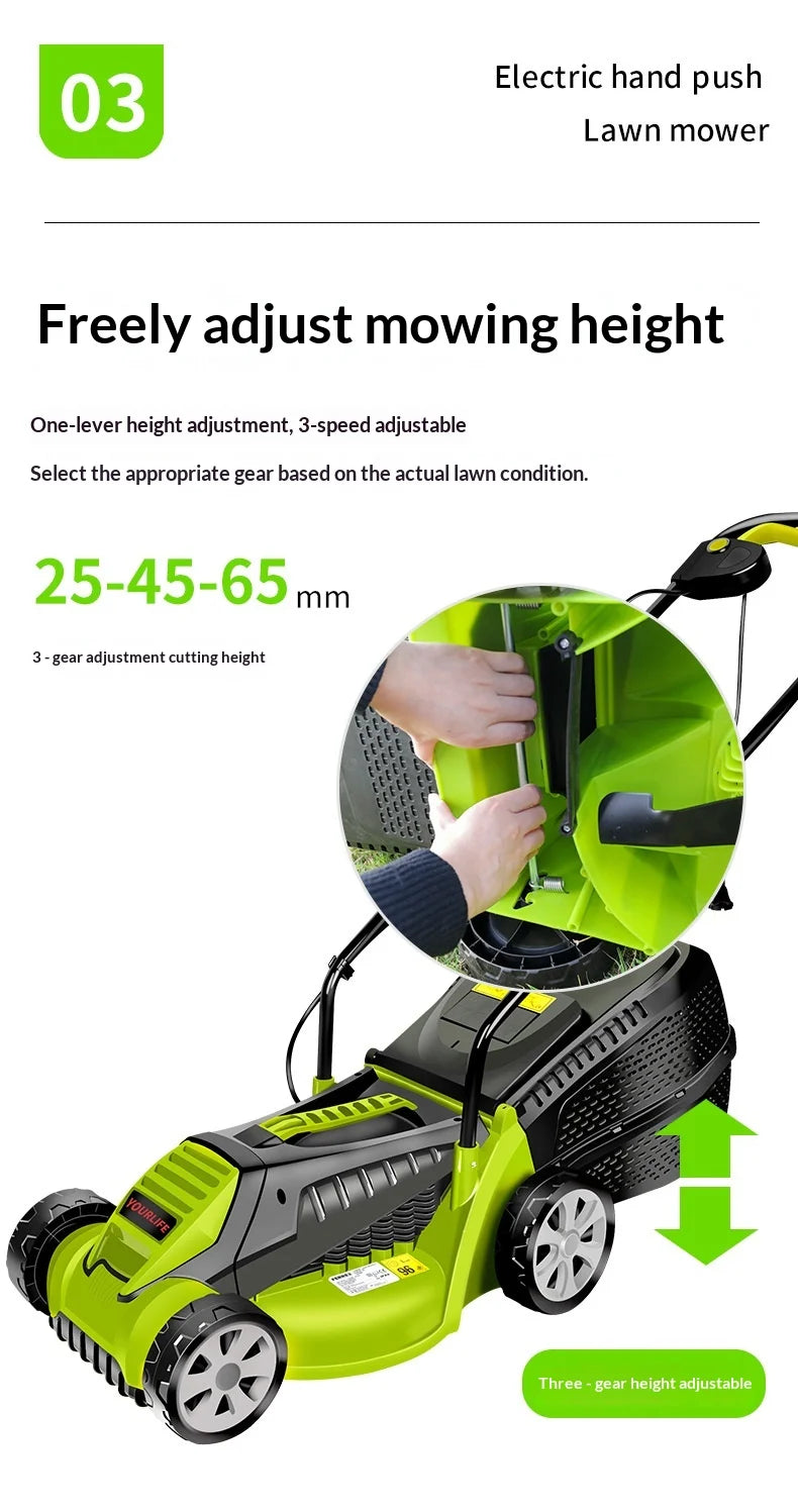 Cordless Battery Lawn Mower Self Propelled Brushless Motor 20 Inch Adjustable Cutting Height Foldable Handle Mulch Mower Garden