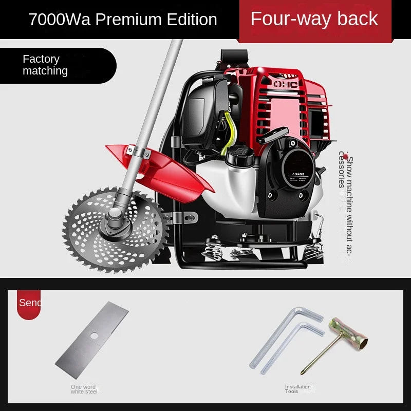 High-Power Lawn Mower Backpack Four-Stroke Brush Cutter Lawnmower예초기 예초기 혼다엔진 예초기 혼다gx35 예초기 혼다 Gx35 혼다gx3