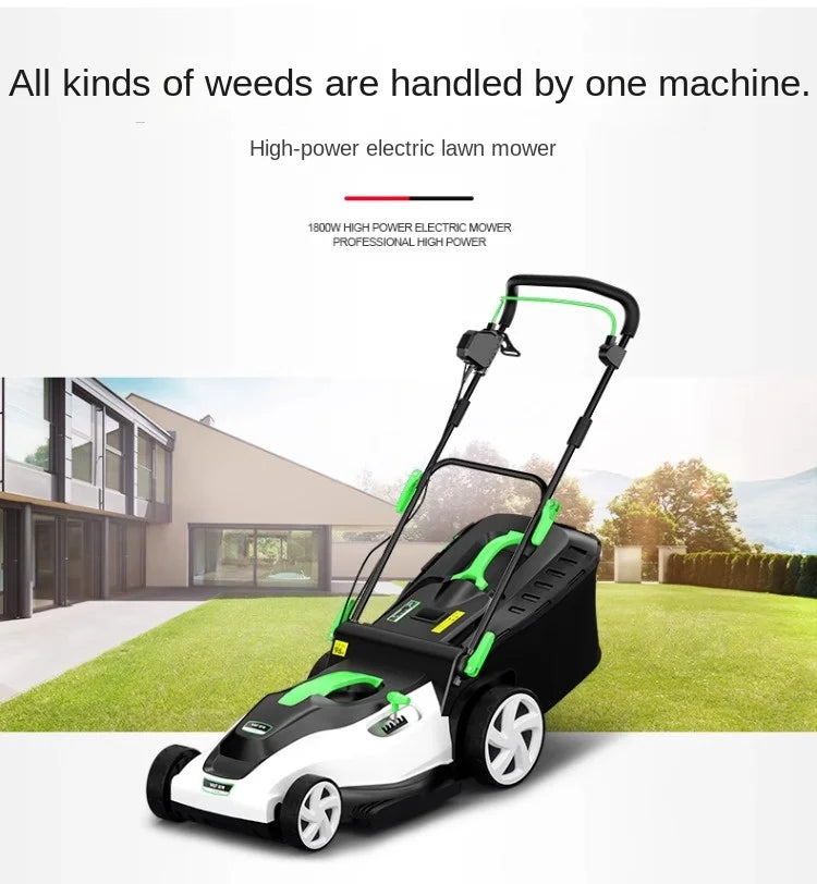 Powerful Electric Lawn Mower for Effortless Yard Maintenance