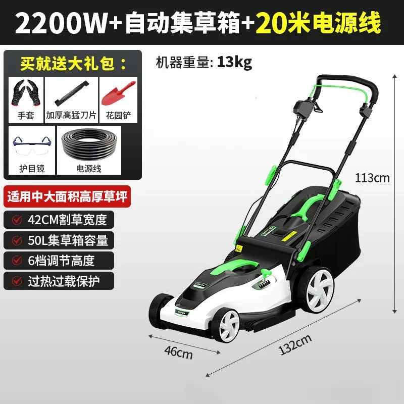 Powerful Electric Lawn Mower for Effortless Yard Maintenance