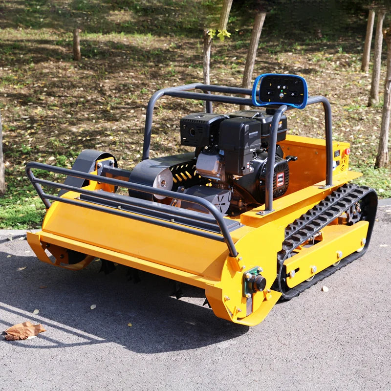 Customized industrial automatic crawling four stroke engine lawn mowing robot, high-power fruit farm household lawn mower