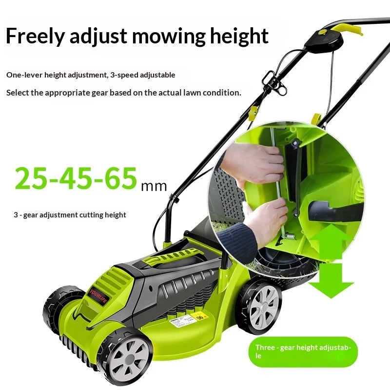 Cordless Battery Lawn Mower Self Propelled Brushless Motor 20 Inch Adjustable Cutting Height Foldable Handle Mulch Mower Garden