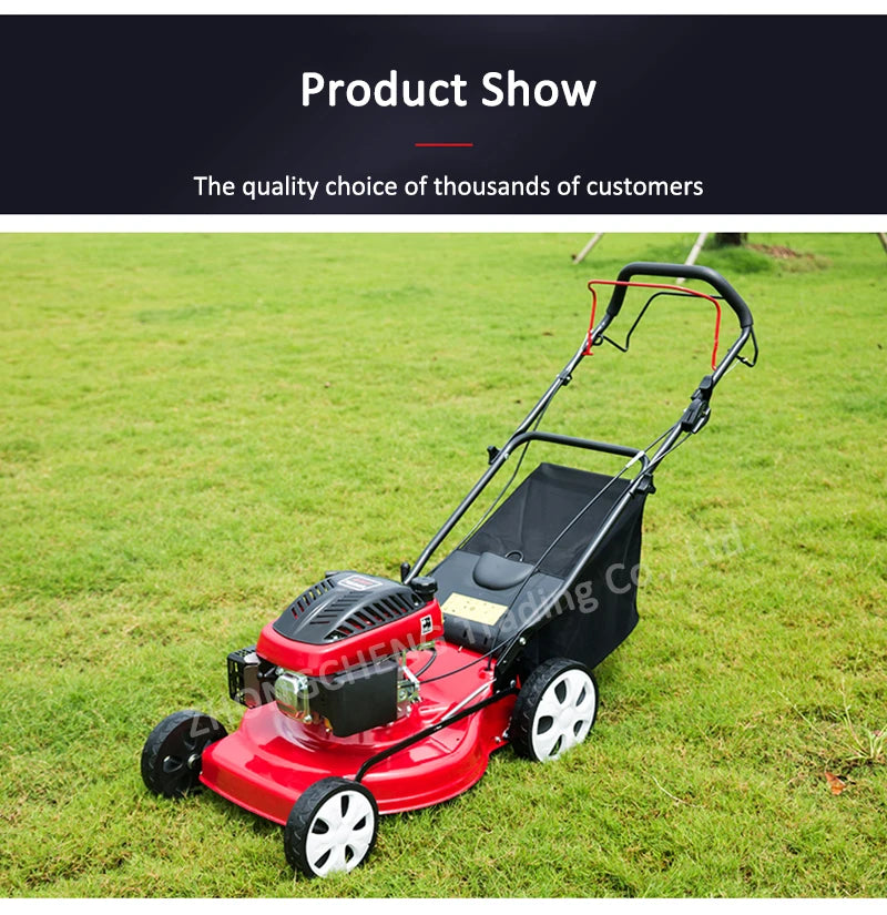 Power Tools Lawn Mower Gasoline Weed Eater Power Lawn Push Mower Self-propelled Orchard Mower