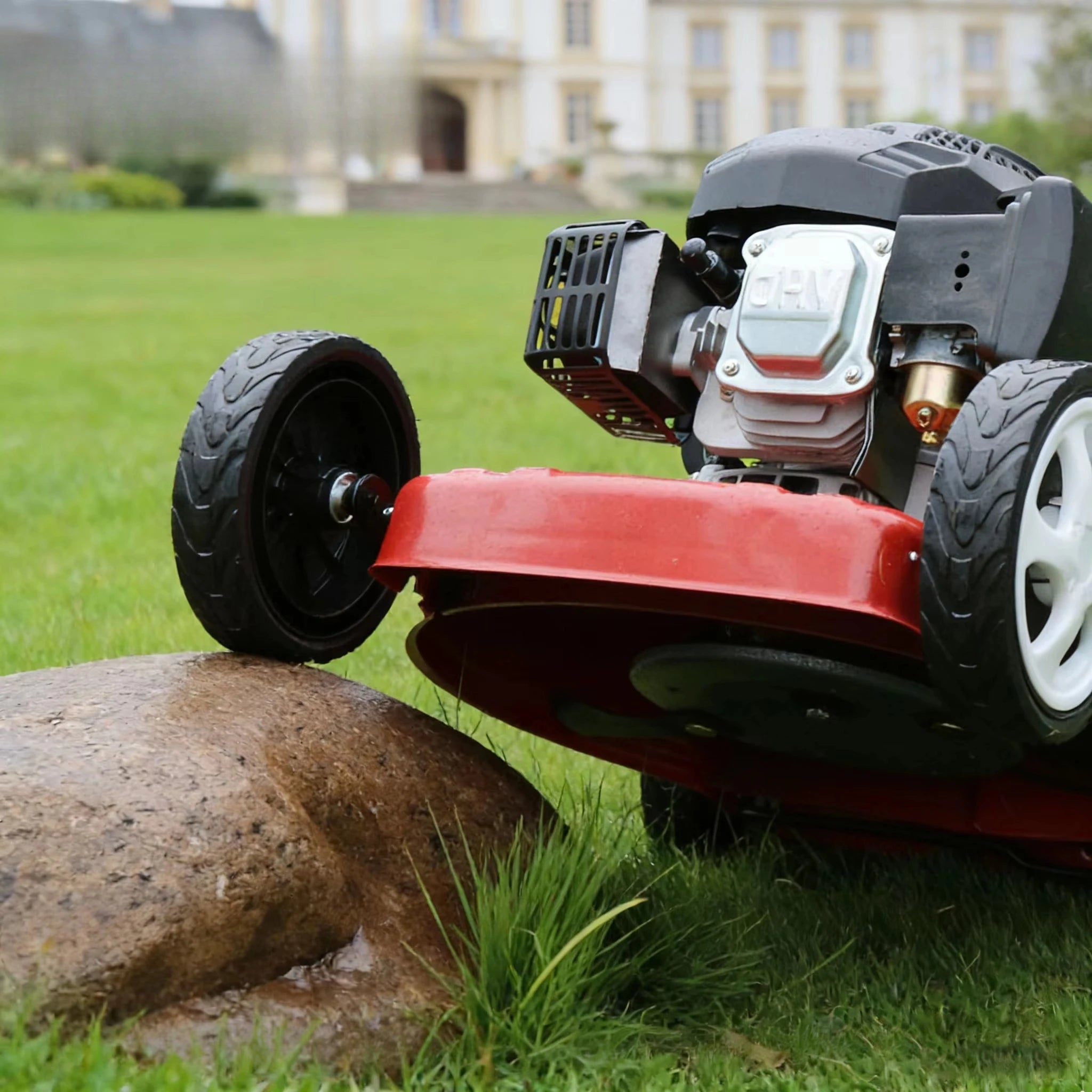 Agricultural Petrol Roller Lawn Mower Automatic Self Moving Grass Cutter 4 Stroke Hand Push Cutting Machine for Grass Customized
