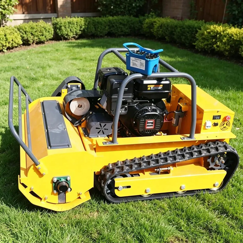 Customized industrial automatic crawling four stroke engine lawn mowing robot, high-power fruit farm household lawn mower